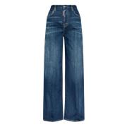 Dsquared2 Marinblå Jeans Blue, Dam