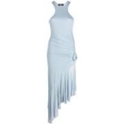 Blumarine Elegant Klänning Abito JER Blue, Dam