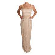 Dolce & Gabbana Party Dresses Beige, Dam