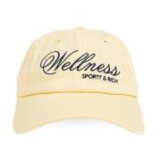 Sporty & Rich Baseball cap Yellow, Unisex