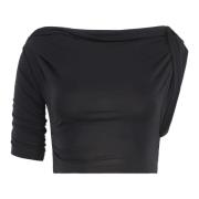 Jacquemus Rynkad Crop Top Black, Dam