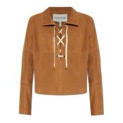 Munthe Suede top 'Finaz' Brown, Dam