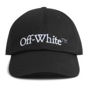 Off White Svart Vit Drill Baseballkeps Black, Herr