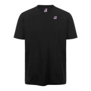 K-Way Svarta T-shirts och Polos Black, Herr