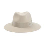 Maison Michel Stilig Nude Neutrals Hatt Beige, Dam