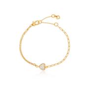 Kate Spade Armband med skimrande kristaller Yellow, Dam