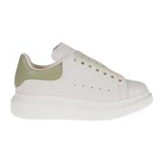 Alexander McQueen Vita Lädersneakers White, Dam