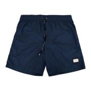 Dolce & Gabbana Herr Lace-Up Boxer Badkläder Blue, Herr