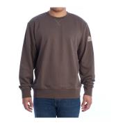 La Martina Herr Rund Hals Sweatshirt Brown, Herr