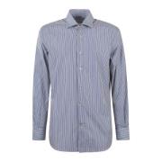 Kiton Casual Herrskjorta i Olika Färger Blue, Herr