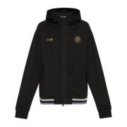 Emporio Armani EA7 Sweatshirt med logotyp Black, Herr