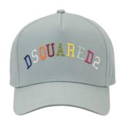 Dsquared2 Broderad baseballkeps med spänne Gray, Unisex