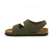 Birkenstock Emerald Green Milano Sandaler Green, Herr