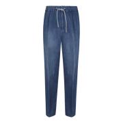 Brunello Cucinelli Blå Jeans Höj Garderob Stil Blue, Herr