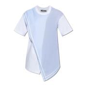 Moschino T-shirt med logotyp Blue, Dam