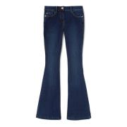 Motivi Flare Jeans Bianca Blue, Dam