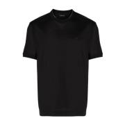 Emporio Armani T-shirts och Polos Blå Blue, Herr