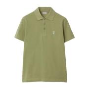 Burberry Grön Polo Skjorta Avocado Stil Green, Herr