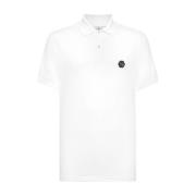 Philipp Plein Klassisk Polo Tröja White, Herr