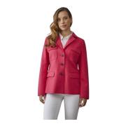 Junge Elegant Feminin Blazerjacka Hallon Red, Dam