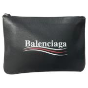 Balenciaga Vintage Pre-owned Laeder balenciaga-vskor Black, Herr