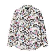 Marc Jacobs Sticker Print Skjorta Multicolor, Dam