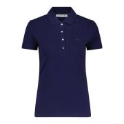 Lacoste Klassiskt Logopiké Blue, Dam