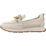 Hispanitas Stiliga Loafers med Pryddetalj Beige, Dam