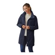 Junge Funktionell A-linje Jacka Navy Blue, Dam