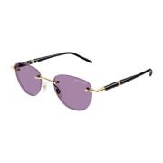 MONTBLANC Mb0412S 002 Sunglasses Yellow, Herr