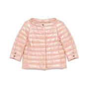 Herno Blush Pink Quiltat ytterplagg Pink, Dam