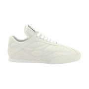 Chloé Logo Patch Läder Sneakers Snörning White, Dam