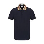 Burberry Klassisk Check Polo Skjorta Blue, Herr