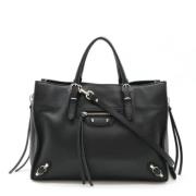 Balenciaga Vintage Pre-owned Laeder totevskor Black, Dam