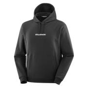 Salomon Logo Pullover Hoody Black, Herr