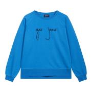 GAS Dam Sweatshirt Modern Komfort Stil Blue, Dam