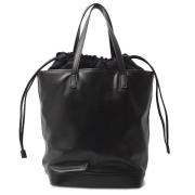 Yves Saint Laurent Vintage Pre-owned Laeder axelremsvskor Black, Herr