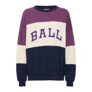 Ball Sportig Sweatshirt med Smart Broderi Multicolor, Dam