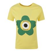 Kenzo Klassisk Gul T-shirt och Polo Yellow, Dam