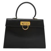 Salvatore Ferragamo Pre-owned Pre-owned Laeder handvskor Black, Dam