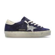 Golden Goose Navy Blue Star Patch Sneakers Blue, Dam