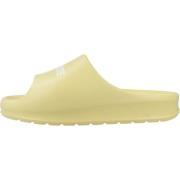 Lacoste Kvinnors Serve Slide 2.0 Sandaler Yellow, Dam