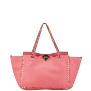 Valentino Vintage Pre-owned Laeder handvskor Pink, Dam