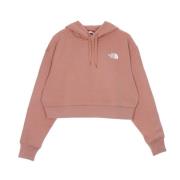 The North Face Rose Dawn Cropped Hoodie Trend Brown, Dam