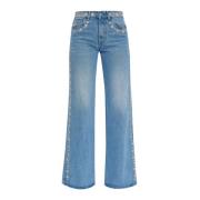 Coperni Studded Wide Leg Jeans Blå Blue, Herr