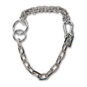 Dsquared2 Modern Stål Halsband med Toggle Stängning Gray, Dam