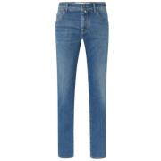 Jacob Cohën Blå 5-ficksjeans Blue, Herr