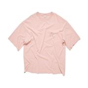 Cycle Logotryck Bomull T-shirt Pink, Herr