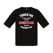 Dsquared2 Tryckt T-shirt Black, Herr