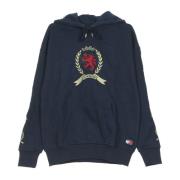 Tommy Hilfiger Crest Hoodie Kvinnor Mörk Safir Blue, Dam